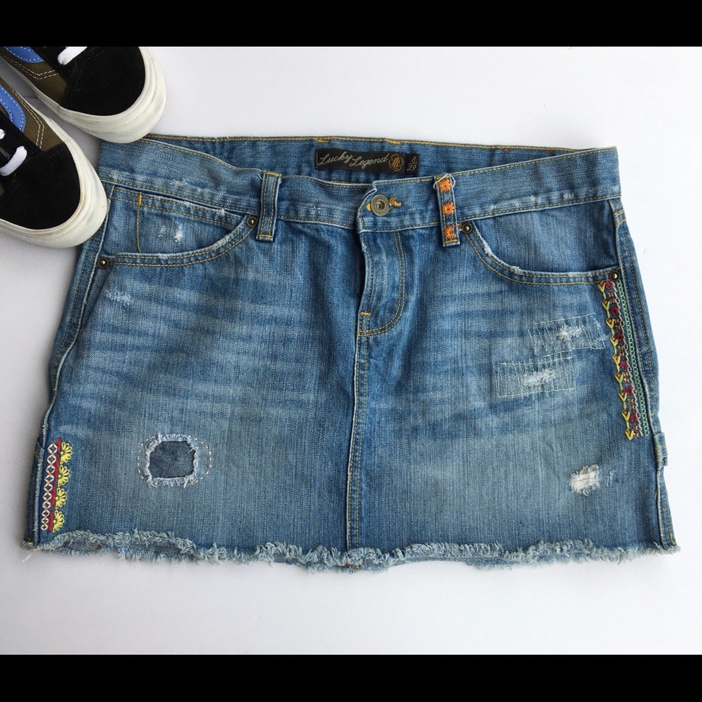 Lucky Brand Denim Mini Skirt